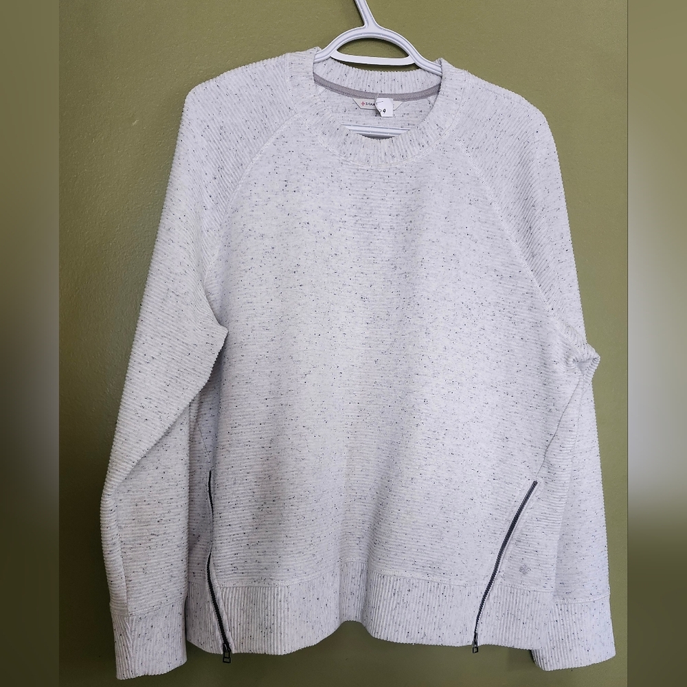 Womens XL Shambhala‎ Side Zip Crew Jeck Sweater.